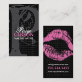 Monogram "P" - MAKEUP ARTIST VISITEKAARTJE (Voorkant / Achterkant)