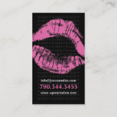 Monogram "P" - MAKEUP ARTIST VISITEKAARTJE (Achterkant)