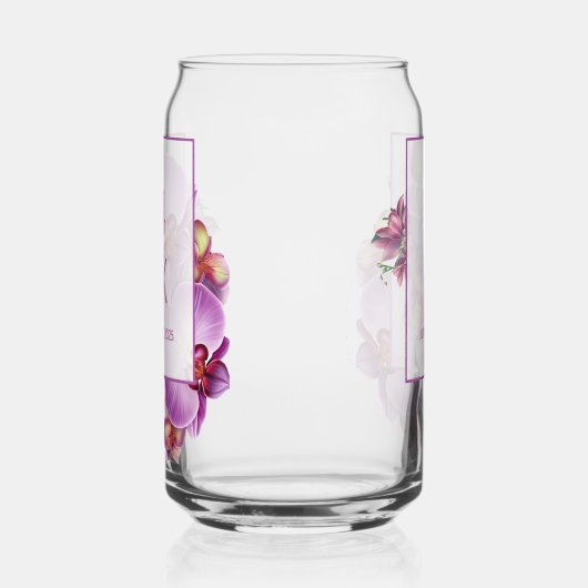 Monogram paar drinkgerei set blikvorm glas (Rechts)