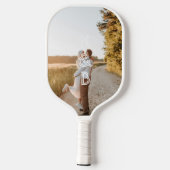Monogram paar foto pickleball paddle (Achterkant)