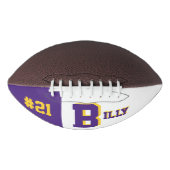 Monogram Paars en goudFootball American Football (Voorkant)