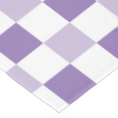 Monogram Paars Tone White, gebarsten patroon Tafelkleed (Gekanteld)