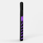 Monogram Paars, zwart Glitter Zebra iPhone 5 Hoesj Case-Mate iPhone Case (Achterkant/rechts)