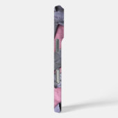 Monogram paarse abstracte lavendelmauve Case-Mate iPhone case (Achterkant / Rechts)