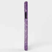 *~* Monogram Paarse gradiënt Ombre Glitter Case-Mate iPhone Case (Achterkant/rechts)