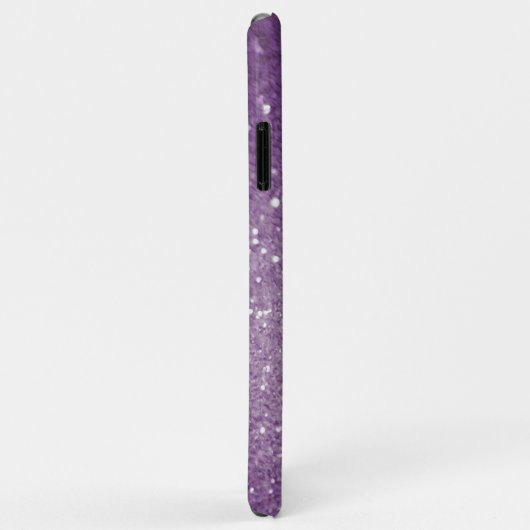 *~* Monogram Paarse gradiënt Ombre Glitter Case-Mate iPhone Case (Achterkant/rechts)