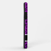 Monogram Paarse luipaard en Zebra Case-Mate iPhone Case (Achterkant/rechts)