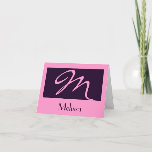 monogram paarse sjabloon (Voorkant)