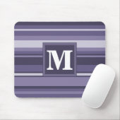 Monogram paarse strepen muismat (Met muis)