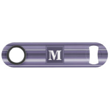 Monogram paarse strepen