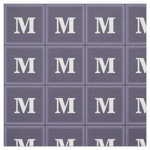Monogram paarse strepen stof