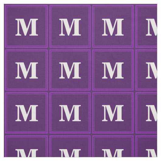 Monogram paarse strepen stof (Swatch)