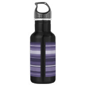 Monogram paarse strepen waterfles  (Achterkant)
