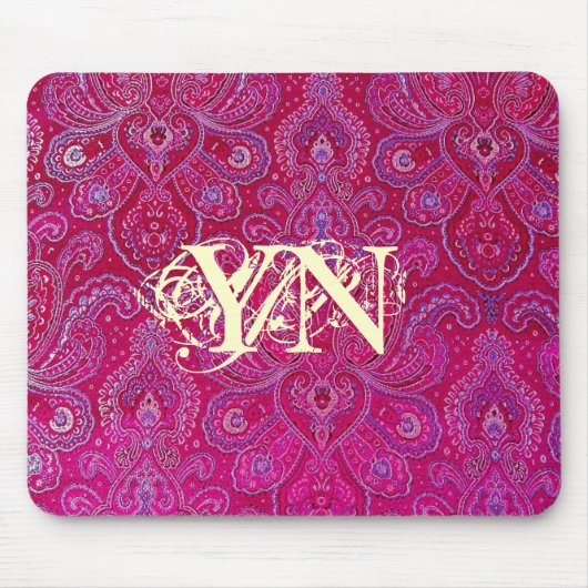 monogram Paisely Muismat (Voorkant)