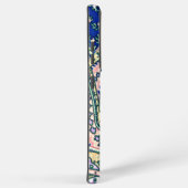 Monogram Paisley Blue Sage Green Blush Pink Samsung Galaxy Hoesje (Rechterkant)