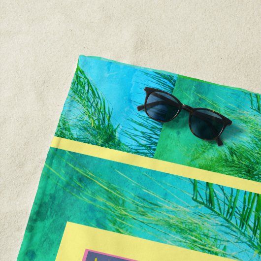 Monogram Palmbomen N.J. Strandlaken (In situ)