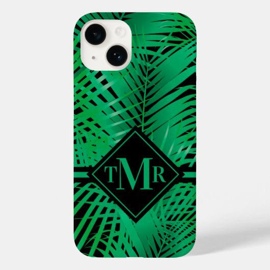 Monogram Palms Case-Mate iPhone Case (Achterkant)