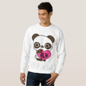 Monogram Panda Heart Trui (Voorkant volledig)