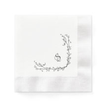 Monogram Papier Napkin