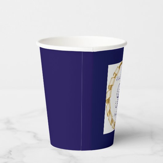 Monogram papieren beker (Rechts)