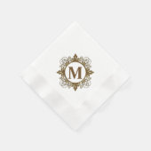 Monogram papieren servetten (Hoek)
