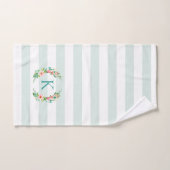 Monogram Paradise Floral en Stripes Bad Handdoek (Handdoek)