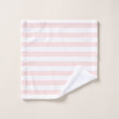 Monogram Paradise Floral en Stripes Bad Handdoek (Wasdoekje)