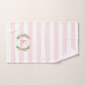 Monogram Paradise Floral en Stripes Bad Handdoek (Handdoek)
