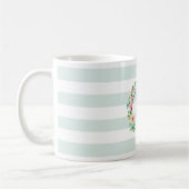 Monogram Paradise Floral en Stripes Koffiemok (Links)