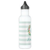 Monogram Paradise Floral en Stripes Waterfles (Links)