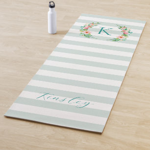 Monogram Paradise Floral en Stripes Yogamat