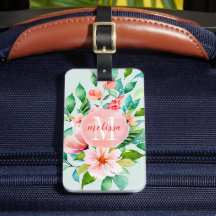 Monogram Paradise Floral Waterverf