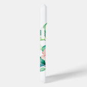 Monogram Paradise Floral Waterverf Case-Mate iPhone Case (Achterkant / Rechts)