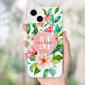 Monogram Paradise Floral Waterverf Case-Mate iPhone Case