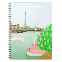 Monogram Paris Cityscape Notitieboek (80 pagina's 