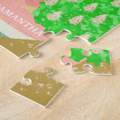 Monogram Paris Eifel Tower Puzzle met Gift Box Legpuzzel (Zijkant)