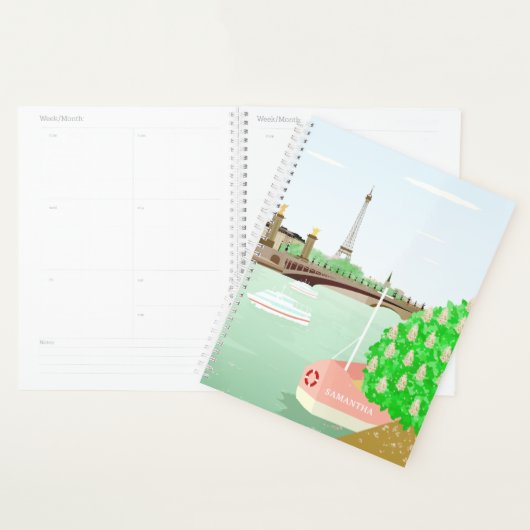 Monogram Paris Eiffel Tower Spring Boat Planner (Display)