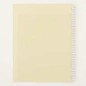 Monogram Parrots Blue Red Flowers beige Planner (Achterkant)