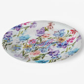 MONOGRAM PARTIJ WHIMSISCHE STROMEN EN BUTTERFLIES PAPIEREN BORDJE (Gekanteld)