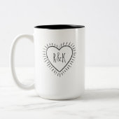 Monogram Pas getrouwd - Koffie Mok (Links)