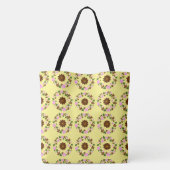 Monogram Pas Huwelijkshuis Decor aan Tote Bag (Achterkant)