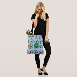 Monogram Pas Huwelijkshuis Decor aan Tote Bag