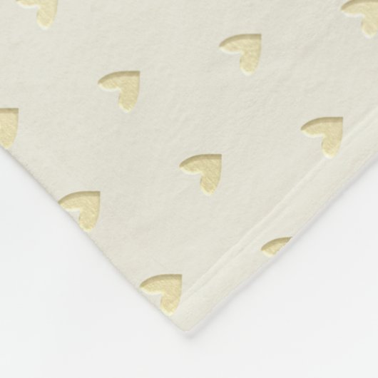 Monogram Pasgetrouwden Trouw Gouden Elegant Cadeau Fleece Deken (Hoek)