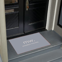 Monogram pasta ellegant stijlvol, modern minimalis