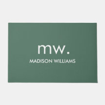 Monogram pasta ellegant stijlvol, modern minimalis