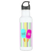 Monogram pastbanden en popsicles waterfles (Voorkant)