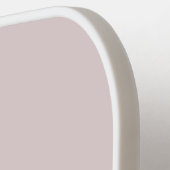 Monogram pastel blush roze wit goud minimalist pickleball paddle (Links Detail)