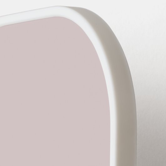 Monogram pastel blush roze wit goud minimalist pickleball paddle (Links Detail)