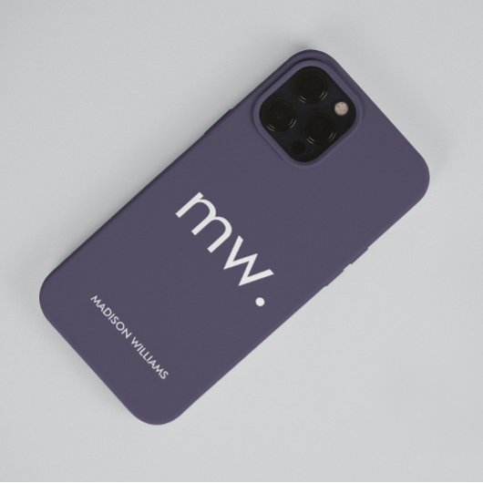 Monogram Pastel Elegant Feminine Minimalist Hoesje