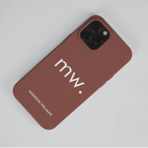 Monogram Pastel Elegant Feminine Minimalist Hoesje